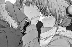 anime manga kiss couple cuddling couples girl romantic choose board