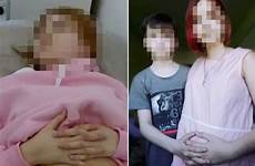 claimed schoolgirl splits mirror falsely pregnant