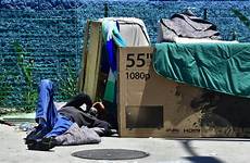 homeless angeles los california people poverty man shelter homelessness county street highest la makeshift states beds crisis shelters afp frederic