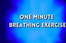 minute breathing exercise