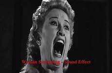 screaming woman sound effect