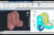 3d autocad advance exercise beginners