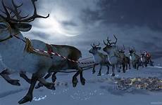 reindeer 3d deer claus santa rudolph snow desktop background wallpaper