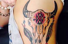 tattoo taurus tattoos designs zodiac sign bull native american skull indian tatouage taureau tribal back symbol meanings zodiaque entertainmentmesh guys