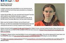 ashley nicole miller animal arrested cruelty dog face twice been has