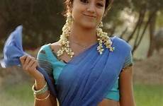 trisha saree hot navel actress krishnan half tamil blue show indian stills sexy south spicy movie latest actresses nabhi kerala