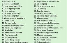 activities outdoor kids fun checklist 50 do things games family find instructions any