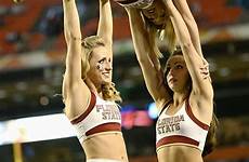 cheerleaders cheerleading college florida state cheerleader cheer stunts football university choose board seminoles lift professional