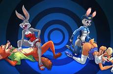 judy hopps wilde looney zootopia