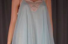 sheer chiffon vintage nightgown overlay nightie babydoll lace women choose board night