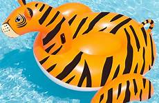 ebay pool tiger inflatable animal float swimming floats swimline giant stock item
