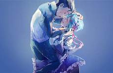 rem subaru zero re wallpaper anime natsuki couple isekai hajimeru seikatsu kara wallpapers background blue kissing male wallhaven cc skin