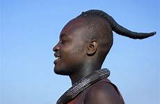 himba tribe hair long people single plaits man hairstyle hairstyles angola men african head without tail crazy mud goat crown