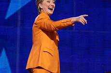 hillary clinton pantsuit pantsuits powersuits through years audience member every there
