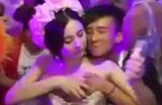 chinese molest guests ceremony her allows bride grope money during honeymoon newlywed raise dress night bizarre has