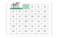 counting skip 11s worksheets mazes