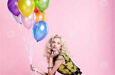 balloons blonde girl birthday preview