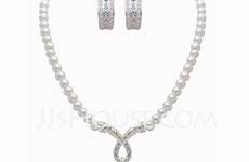 jjshouse loading rhinestone alloy pearl ladies sets jewelry beautiful