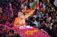 modi bjp victory party india election narendra indian pm ahead steam moving claims wins minister claimed landslide promising prime thursday