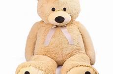 stuffed bear teddy plush big animal toy giant kids walmart children valentine gifts beige
