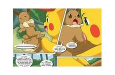 eevee pikachu ashchu furry evolutions nintendo