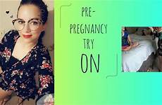 pregnancy try clothes pre