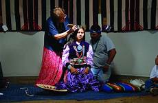 navajo ceremony age canyon young coming instagram vox antelope tied member gets during don woman hair family her