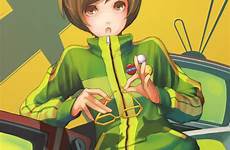 chie satonaka persona fanart tensei megami shin zerochan tv anime pixiv