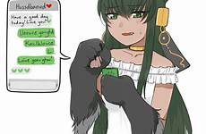 monster girl anubis her trying husband doing feet text egyptian encyclopedia hair she phone hands monstergirl long safebooru comments laughs