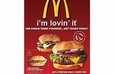 mcdonald burger ad poster mcdonalds flyer banner illustration dribbble