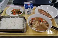 school japanese lunches rice soup milk month looks miso pork tonjiru salmon baked yattatachi