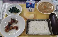 school japanese lunches month greens looks salad fried skipjack tuna boiled bonito rice milk deep yattatachi