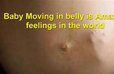 baby belly womb moving week