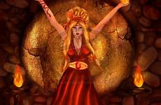 goddess vesta fire deviantart mythology celtic hearth hestia roman greek sacred gods wallpaper