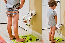 potty training mom pee standing boys little urinal son goes target overcoming obstacles learning use aiming he when portal dailymom