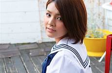 akimoto tsubasa gravure japanese idol school student sexy girl short shoot uniform hairs part fashion