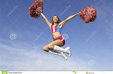 cheerleader pom midair poms