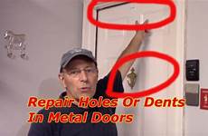 door hole metal repair