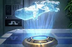 hologram futuristic projection hologramas corellian holography starwars scientists cr90 corbeta