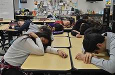 students class asleep school falling insufficient sleep start benefit later times amount due prior night
