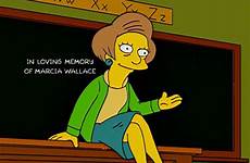 simpsons gif edna krabappel mrs wallace marcia tribute ms bart sex giphy chalkboard memory says simpson gifs gag pays season
