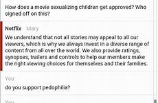 netflix cuties wet dream film pedophilia pedophile support they actively yes words other