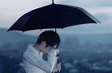 alone girl boy sad crying rain