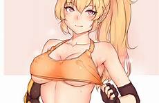 rwby xiao bluefield toned pixiv prosthesis options fitdrawngirls donmai