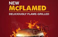 mcdonald poster mediasamosa mcdonalds burger posters donalds flaming