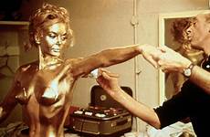 goldfinger shirley eaton 1964 her bond james naked 007 role nude ancensored masterson jill