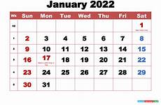 2022 calendar january holidays printable template monthly scroll links down preview