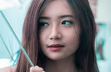 asian cute model photography wallpaper umbrella 4k mobile ultra