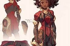 superheroesincolor femeninos fantasy diseño afro bloochikin superheroes kleidung game serpentine kole referencias personaje mechaddiction