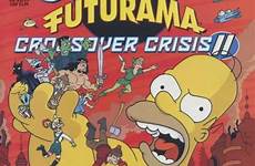 futurama simpsons crossover crisis comic 2005 ii part books